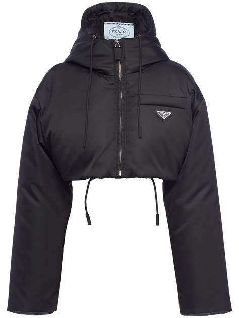 prada puffer jacket m|Prada puffer jacket farfetch.